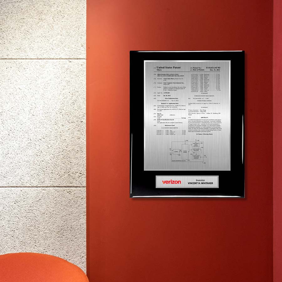 BP-EZ15P - Black Piano Presentation Plaque